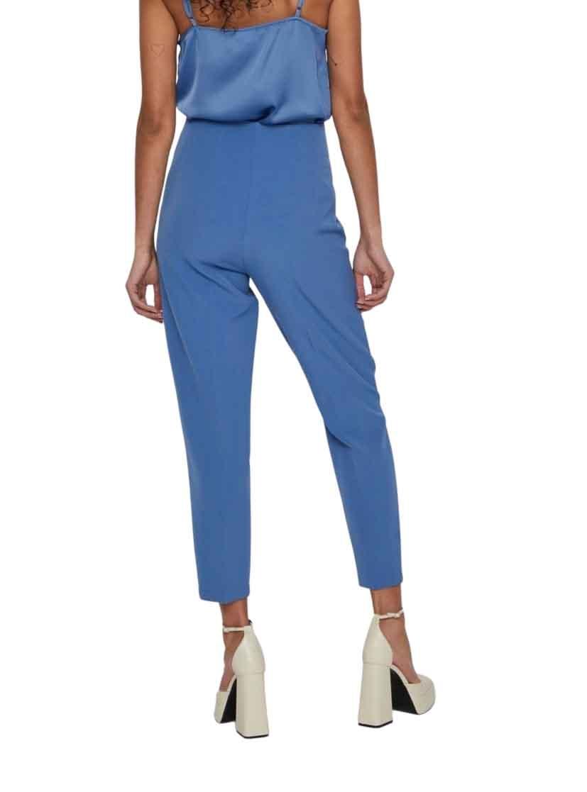 Pantaloni Vila Gula Blu per Donna