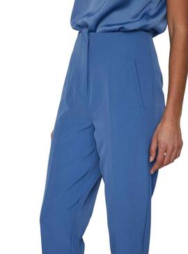 Pantaloni Vila Gula Blu per Donna