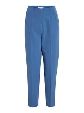 Pantaloni Vila Gula Blu per Donna