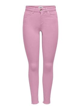 Pantaloni Only Fard Rosa per Donna