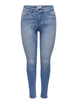 Pantaloni Jeans Only Fard Blu per Donna