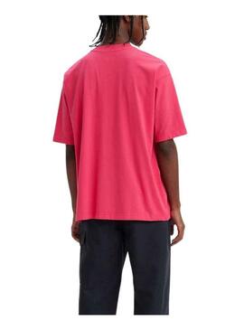 T-Shirt Levis Skate Rosa per Uomo