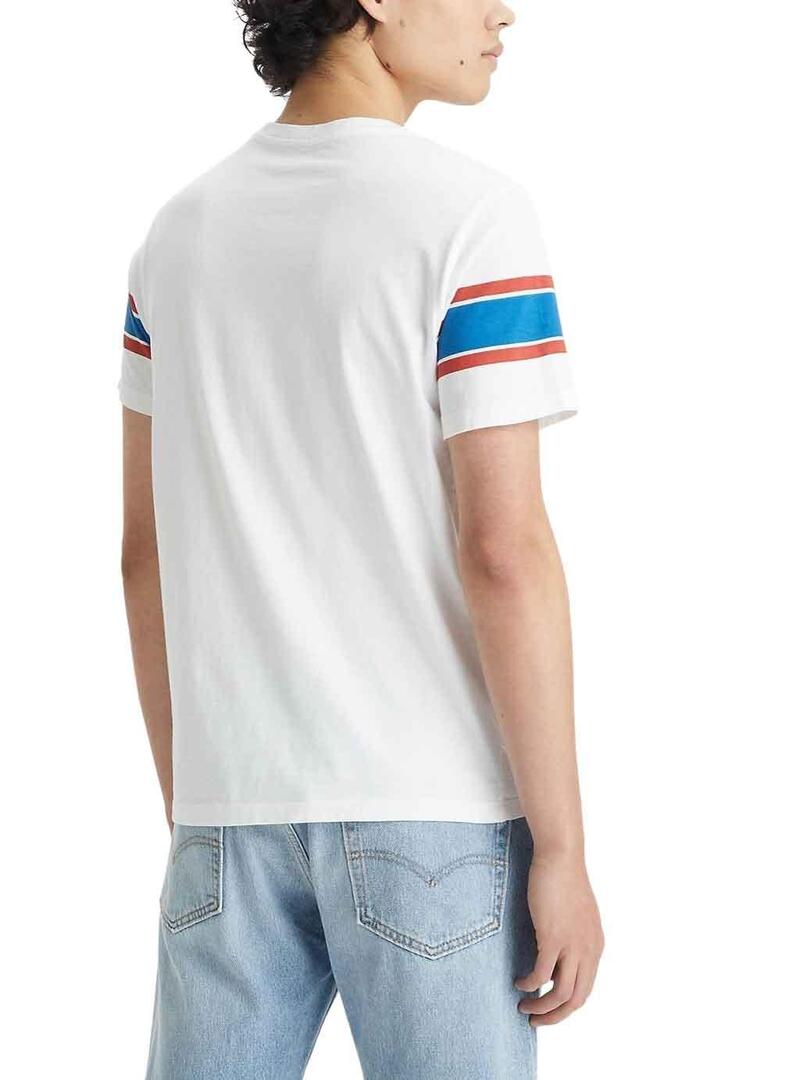 T-Shirt Levis 501 Bianco per Uomo