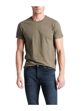 T-Shirt Levis Original Verde per Uomo