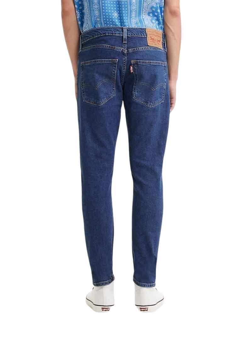 Pantaloni Jeans Levis 512 Slim Blu Navy per Uomo