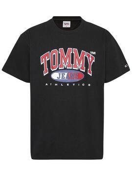 T-Shirt Tommy Jeans Graphic Nero per Uomo