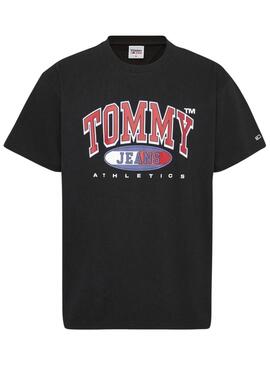 T-Shirt Tommy Jeans Graphic Nero per Uomo