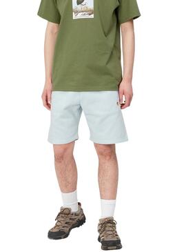 Bermuda Carhartt Chase Sweat Short Blu Uomo