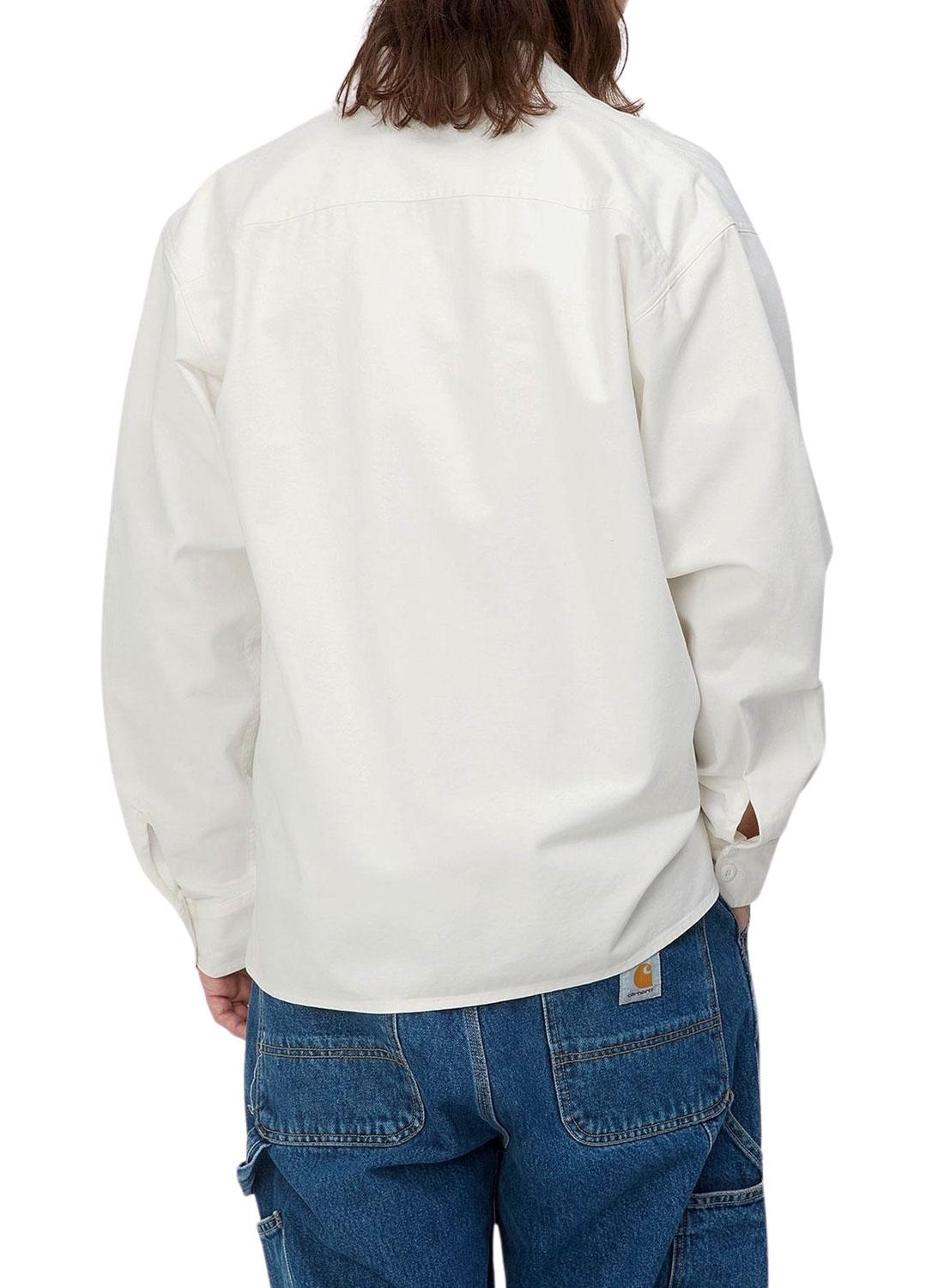 Overshirt Carhartt Reno Bianco per Uomo