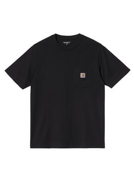 T-Shirt Carhartt Pocket Nero per Uomo