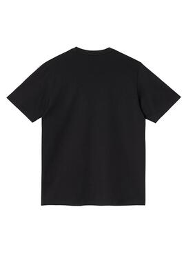 T-Shirt Carhartt Pocket Nero per Uomo