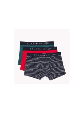 Pack 3 Tommy Hilfiger Trunk Text Uomo