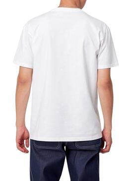 T-Shirt Carhartt Chase Bianco per Uomo