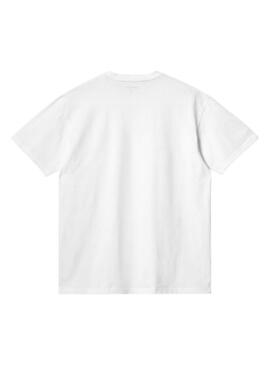 T-Shirt Carhartt Chase Bianco per Uomo