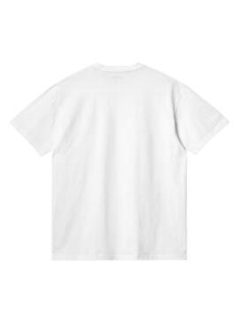 T-Shirt Carhartt Chase Bianco per Uomo