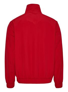 Giacca Tommy Jeans Essential Rosso per Uomo