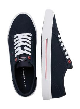 Sneakers Tommy Jeans Core Corporate Blu Uomo