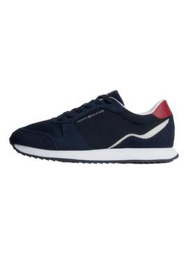 Sneakers Pepe Jeans Passante Evo Mix Blu Navy Uomo