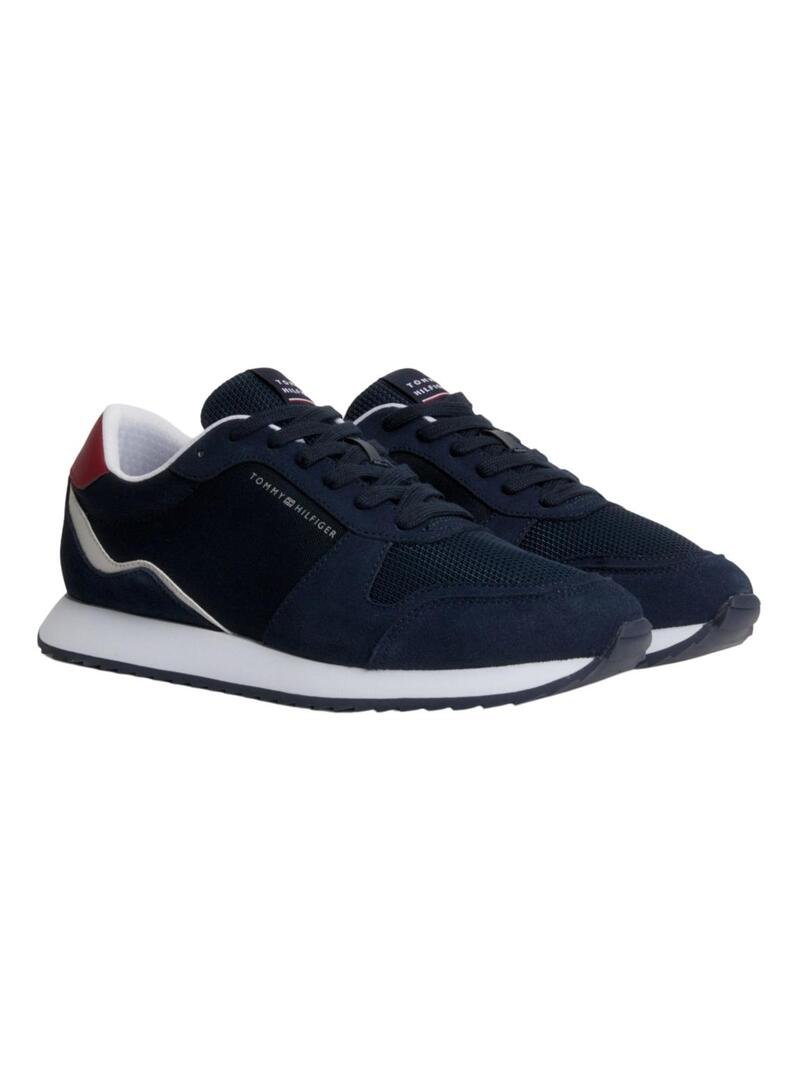 Sneakers Pepe Jeans Passante Evo Mix Blu Navy Uomo