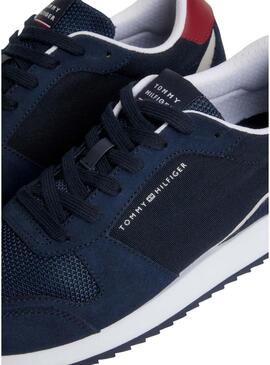 Sneakers Pepe Jeans Passante Evo Mix Blu Navy Uomo