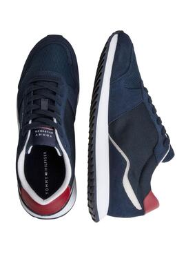 Sneakers Pepe Jeans Passante Evo Mix Blu Navy Uomo