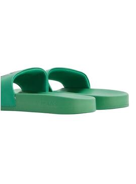 Flip flops Tommy Jeans Flag Print Pool Verde Donna