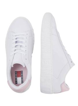 Sneakers Tommy Jeans New Suola Cupsole Bianco Donna