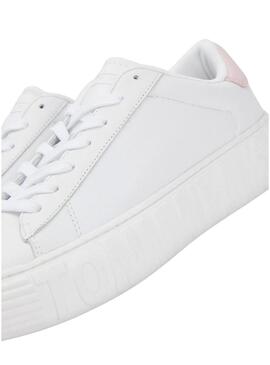 Sneakers Tommy Jeans New Suola Cupsole Bianco Donna