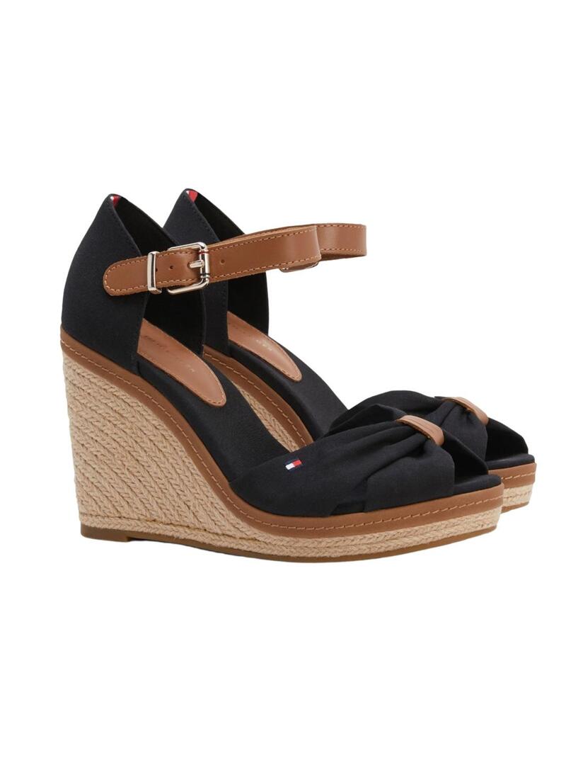 Sandali Tommy Hilfiger Iconic Elena Nero Donna