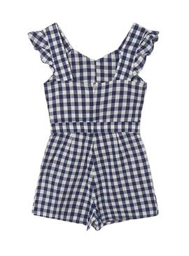 Jumpsuit Mayoral Vichy Blu Navy per Bambina