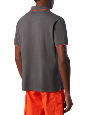 Polo North Sails Sport Grigio per Uomo