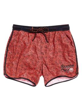 Swimsuit Superdry Echo Racer Rosso 