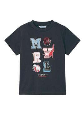 T-Shirt Mayoral Sostenibile Grigio per Bambino