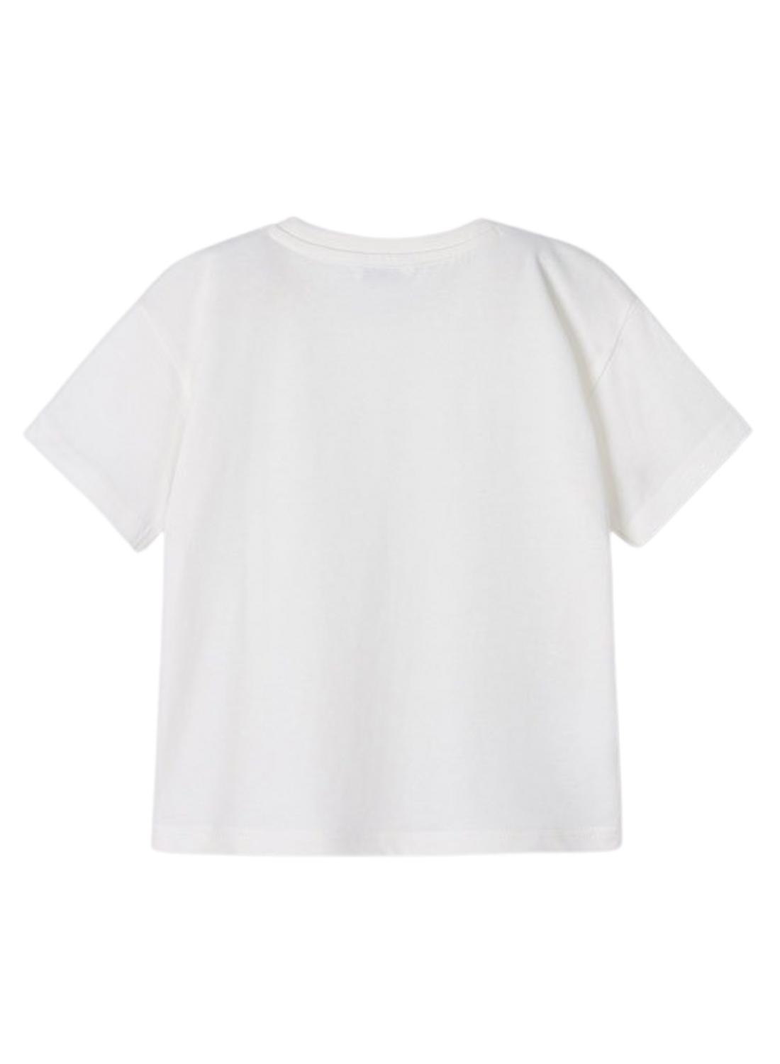 T-Shirt Mayoral Tasca Bianco per Bambino