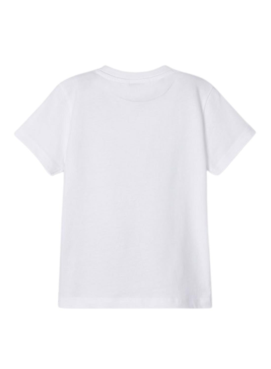 T-Shirt Mayoral Selvaggio Bianco per Bambino