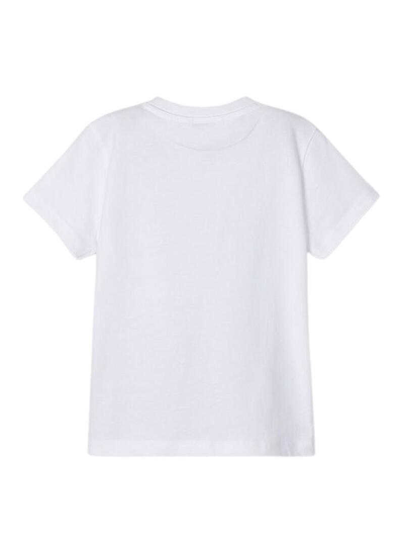 T-Shirt Mayoral Selvaggio Bianco per Bambino