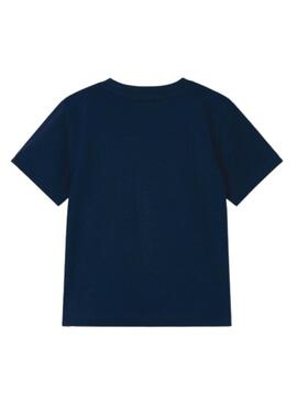 T-Shirt Mayoral Lenticolare Blu Navy per Bambino