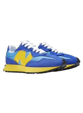 Sneakers New Balance 327 Blu per Uomo