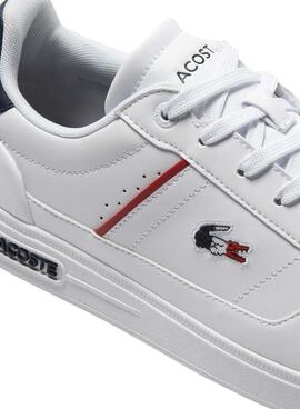 Sneakers Lacoste Europa Pro Tri Bianco Uomo