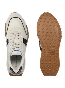 Sneakers Lacoste L-Spin Deluxe Beige per Uomo