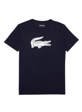 T-Shirt Lacoste SPORT Traspirante Blu Navy Uomo