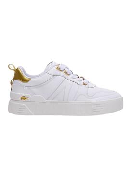 Sneakers Lacoste L002 Bianco e Dorado Donna