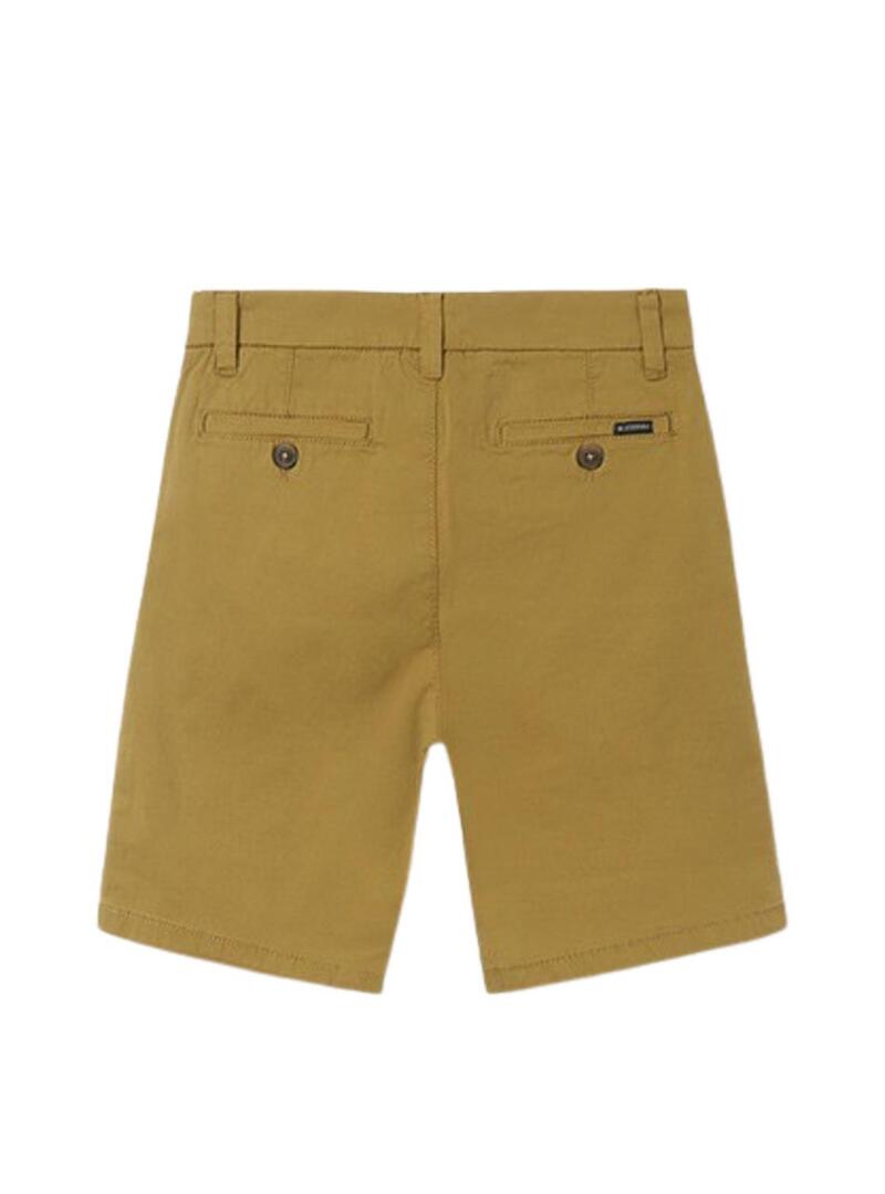 Bermuda Mayoral Chino Verde per Bambino