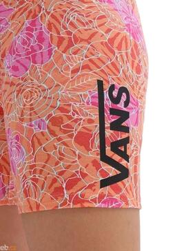 Shorts Vans Mimetico Print Arancione per Bambina