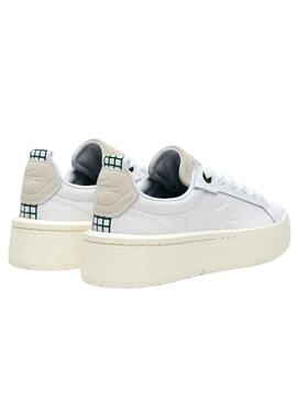 Sneakers Lacoste Carnaby Plat Bianco per Donna