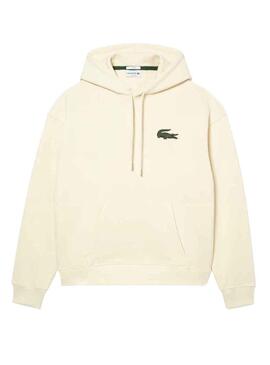 Felpa Lacoste Eco Loose Beige Uomo e Donna