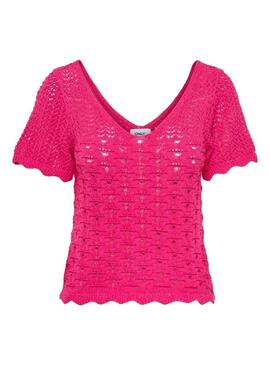 T-Shirt Only Becca Rosa per Donna