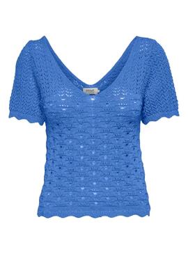 T-Shirt Only Becca Blu per Donna