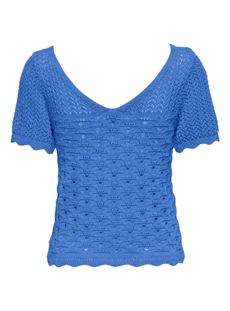 T-Shirt Only Becca Blu per Donna