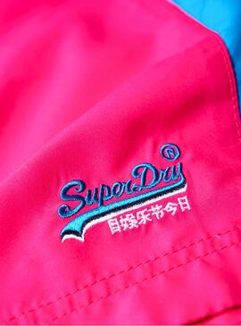 Swimsuit Superdry Volley Rosa Uomo